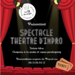 Théâtre - samedi 06 avril 2024 20h00 - Spectacle d'Improvisation