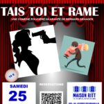 Théâtre - samedi 25 MAI 2024 20h30 - Les Cabarotes proposent "Tais toi et Rame"