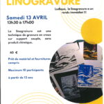 Stage samedi 13 Avril 2024 - Initiation Linogravure